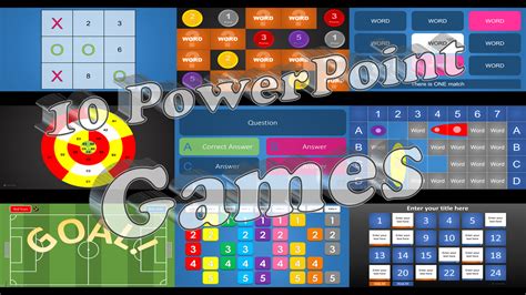 10 PowerPoint Games .